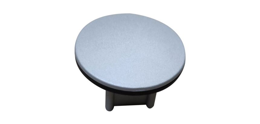 Bouchon plat pour main courante intérieure MALI en aluminium anodisé