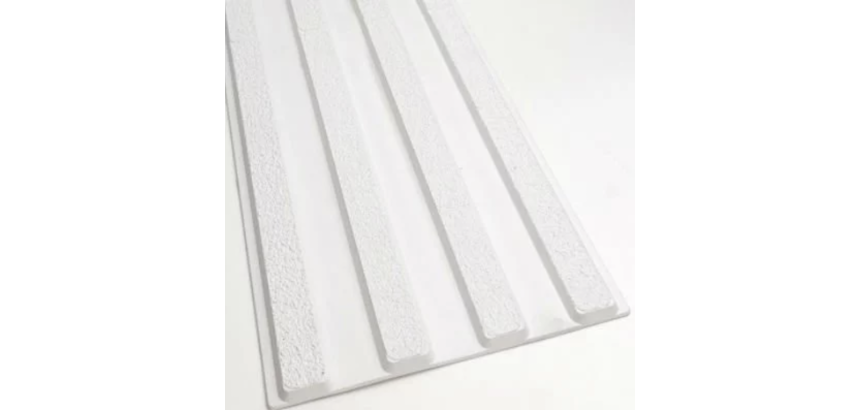 Bande d'aide à l'orientation 3 nervures extérieur FEU -215 x 1000 mm