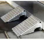 Petite rampe d'accès trottoir acier galvanisé