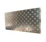 Dalle podotactile TOLPLOT en acier galvanisé - 825 x 420 mm - Int/Ext