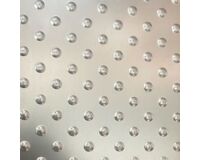 Dalle podotactile TOLPLOT en acier galvanisé - 825 x 420 mm - Int/Ext