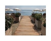 Chemin de plage ou pelouse en bois enroulable