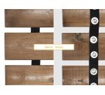 Chemin de plage ou pelouse en bois enroulable