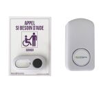 Kit Carillon d'Appel UNIK N°3 - Appel si besoin d'aide - Vertical