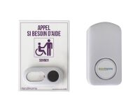 Kit Carillon d'Appel UNIK N°3 - Appel si besoin d'aide - Vertical