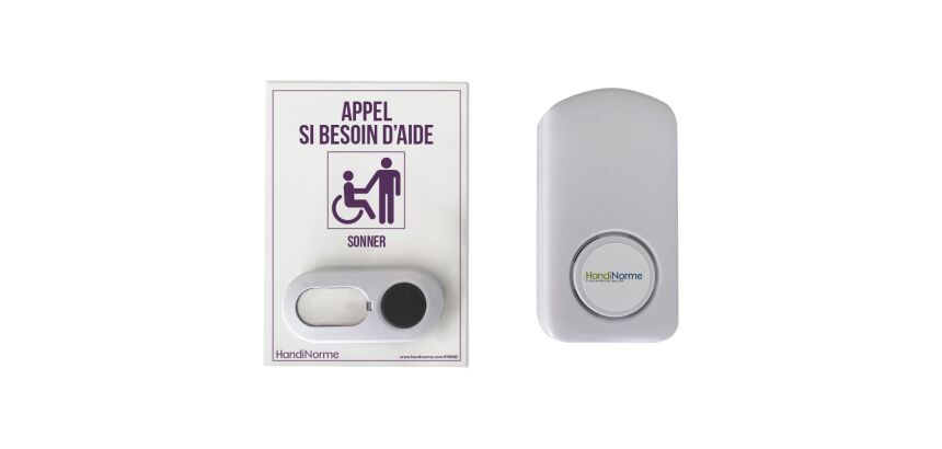 Kit Carillon d'Appel UNIK N°3 - Appel si besoin d'aide - Vertical