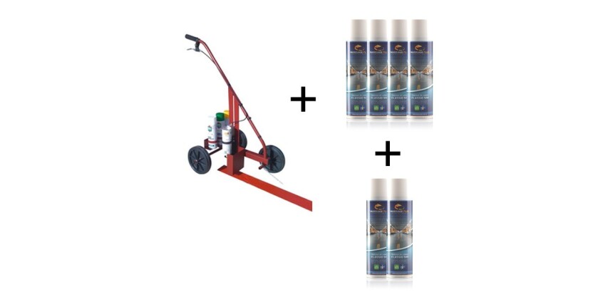 KIT ECO: Canne de traçage + 6 aérosols dont 2 offerts