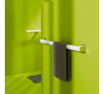 Barre d'appui droite Docca - alu blanc