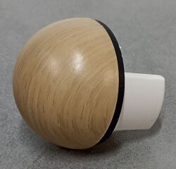 Bouchon rond pour main courante