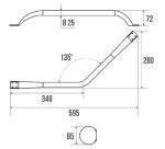 Barre d'appui coudée BANJU