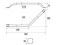 Barre d'appui coudée BANJU