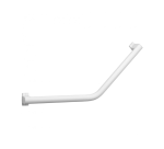 Barre d'appui coudée 135° - Design - en alu - Blanc