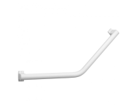 Barre d'appui coudée 135° - Design - en alu - Blanc