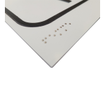 Panneau relief et braille Numéro 7 - Fond blanc