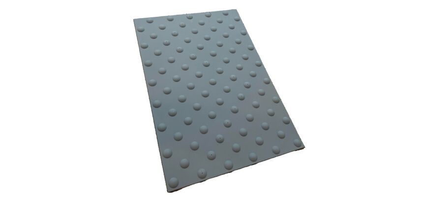 Dalle podotactile DALLIN adhésive 825 x 412 mm gris clair