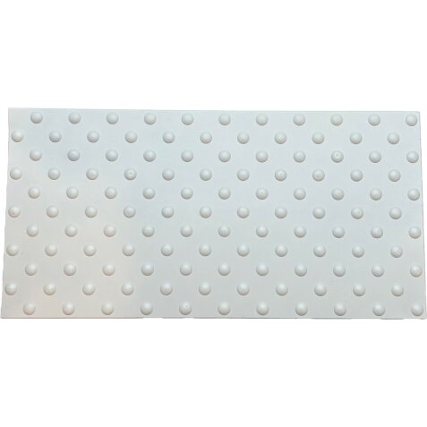 Dalle podotactile DALLIN adhésive intérieure 825 x 412 mm Blanc