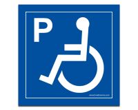 Panneau Place de parking pour PMR