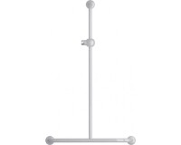 Barre douche en T Blanche