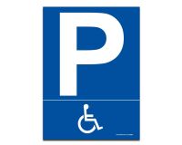 Panneau Parking pictogramme PMR