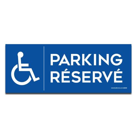 Signalisation - Parking Réservé - handicapé