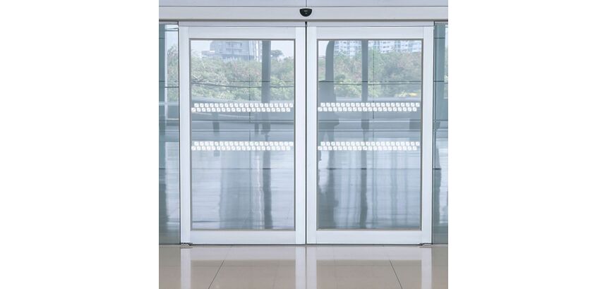 Bande de repérage MOTIF double triangle - Surfaces vitrées