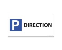 Panneau Parking en aluminium - P DIRECTION