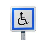 Kit Panneau Stationnement ERP poteau rond