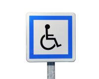 Kit Panneau Stationnement ERP poteau rond