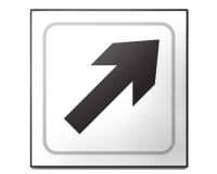 Panneau en relief Flèche