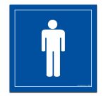 Panneau Toilettes Homme