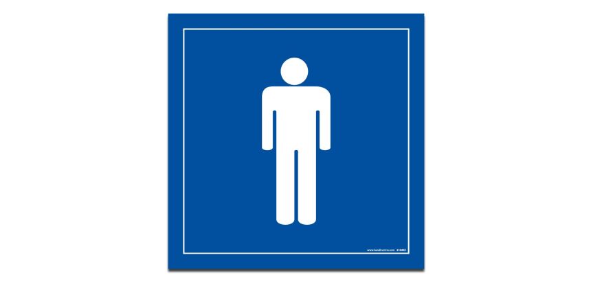 Panneau Toilettes Homme