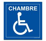 Panneau Chambre - PMR