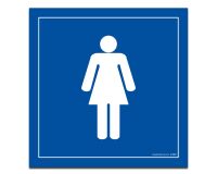 Signalétique d'information WC - Toilettes Femmes