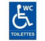 Panneau Toilettes WC adaptés PMR