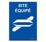 Panneau Site équipé Déficience Elocution