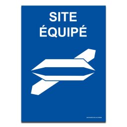 Panneau Site équipé Déficience Elocution