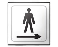 Panneau en relief Flèche Homme