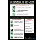 Poster Consignes Incendie pour Hôpital et Maison de Retraite A3