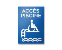 Panneau Accès Plage picto PMR - 4 visuels au choix