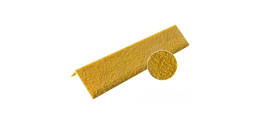 Nez de marche antidérapant Polygrain XL 70 x 30 x 1900 mm