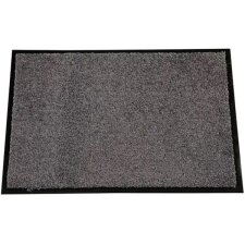 Tapis d'accueil haute performance pour passage intense - 60 x 80 cm - Gris