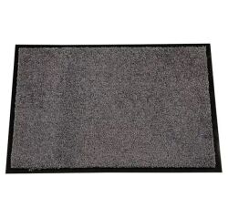 Tapis d'accueil haute performance pour passage intense - 60 x 80 cm - Gris