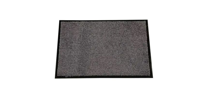 Tapis d'accueil haute performance pour passage intense - 60 x 80 cm - Gris