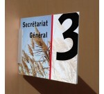 Plaque de plexi en drapeau