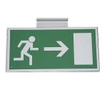 Fixation brute pour signalétique en drapeau