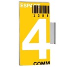 Fixation brute pour signalétique en drapeau