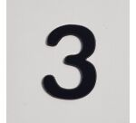 Lot de 10 chiffres adhésif en relief