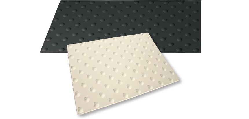 Dalle podotactile blanche 600x600 mm extérieur WATLEX  CV