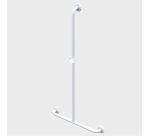 Barre douche en T Blanche 600 x 1200 mm