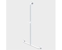 Barre douche en T Blanche 600 x 1200 mm